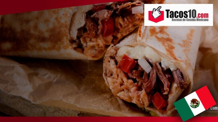 Burritos con tortilla de harina