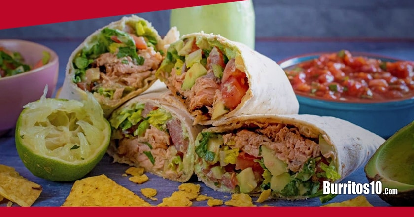 salmon burritos