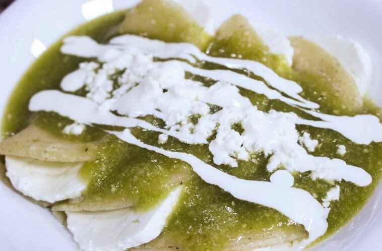 Green cheese enchiladas ▷ Comidas Mexicanas【Tacos10】
