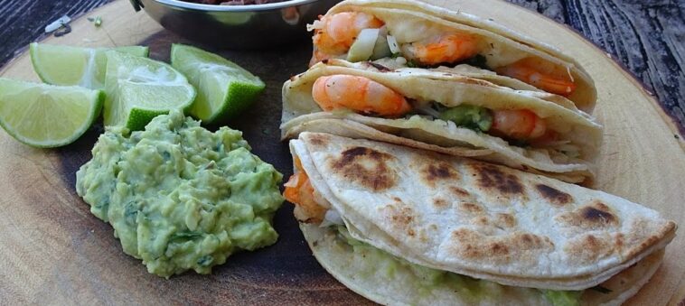 quesadillas de camarón